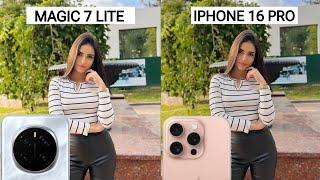 Honor Magic 7 Lite VS Iphone 16 pro Max Camera test Comparison