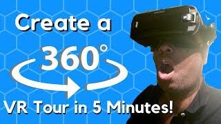 Learn How To Create An interactive 360 VR Tour in 5 Minutes!