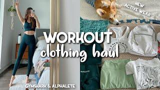 WORKOUT CLOTHING HAUL ️‍️ Gymshark & Aphalete | Honest Review