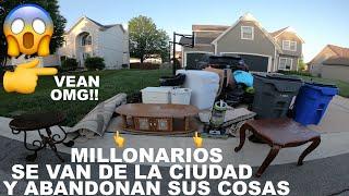 BOTARON TODO A LA calle / LO QUE TIRAN EN USA LOS MILLONARIOS / VENTA DE GARAGE EN USA / YARD SALE