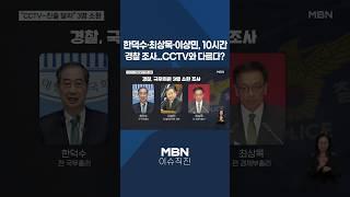 [이슈 직진] 한덕수·최상목·이상민, 10시간 경찰 조사...CCTV와 다르다? #shorts #굿모닝MBN | MBN 250527 방송