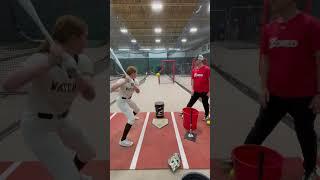 Try this drill at your next practice  Perfect timing drill for elite softball players.