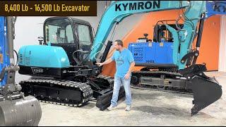 We compare the KYMRON XH80, XH65 and the XH42 Excavators