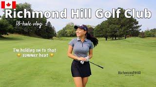 It was 37 degrees outside.. in SEPTEMBER! | Richmond Hill Golf Club