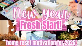 New Year Reset! 2025 Whole House Reset With Me! Get It All Done Home Declutter Organize