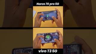 vivo T3 5G vs Realme Narzo 70 Pro 5G Gaming Test #bestphoneunder20k