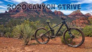 2020 Canyon Strive CF 8.0 - Demo Ride and Review - Sedona, AZ - 4k MTB