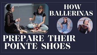 How to Sew your Pointe Shoes | Ballet Tutorial