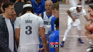 Anthony Davis non-contact injury in Mavs debut and goes to locker room 