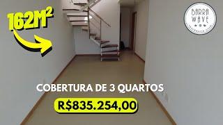 Uma Cobertura de 162M² | 3 quartos | Barra da Tijuca | Ótimo preço