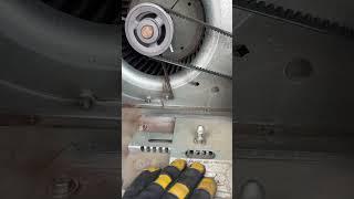 What a Wornout Belt Looks Like. #nighthawkhvac #hvac #hvaclife #hvachacks #trane #belts #maintenance