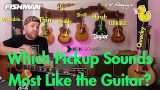 What pickup actually sounds like an acoustic guitar? GUITAR SHOOTOUT!