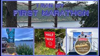 I ran my first ever MARATHON | Loch Ness Marathon 2024 | Scotland