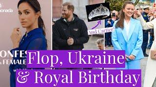 Meghan Markle's Podcast a Flop, Prince Harry Goes to Ukraine, Cartier Exhibition & Princess Isabella