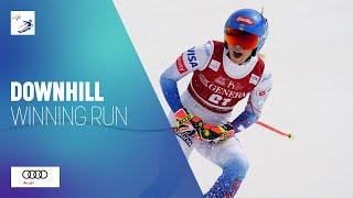 Mikaela Shiffrin (USA) | Winner | Women's Downhill | Courchevel/Meribel | FIS Alpine