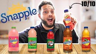 Which Is The BEST Snapple? | Taste Test