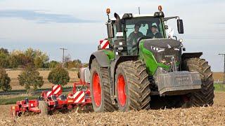 Fendt 1050 and der Leistungsgrenze! Fendt 1050 mit Horsch Tiger 6 AS beim grubbern am Hang.