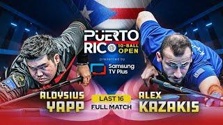 YAPP vs KAZAKIS ▸ Puerto Rico Men’s Open by Samsung TV Plus