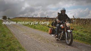 Motorcycle Camping on a Royal Enfield Classic 350 in Autumn