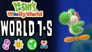 Yoshi's Woolly World: Level 1-S | 100% (Sunny Flowers, Stamp Patches, Wonder Wools & Full Health)