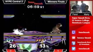 HYPECENTRAL 2 - Fiend (Gannon) Vs. Marty (Marth) - SSBM - Winners Finals