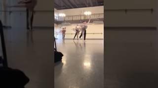 Alexander Blend, in.Duet class ,Vaganova Academy. 2017.