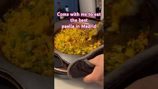 Come with me to eat the best paella in Madridcasa benigna mini vlog #madrid #paella #weaklyshorts