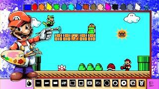 Mario Paint Creations - Super Mario Bros. 3 Pixel Art Scene