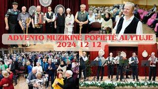 Advento muzikinė popietė Alytuje 2024 12 12