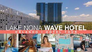 Tour Of Lake Nona Wave Hotel | Futuristic Hotel in Orlando, FL With Self-driving Cars & Smart Rooms