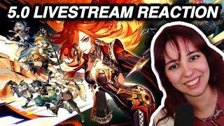 Dish Reacts to Genshin 5.0 Livestream | Genshin Impact