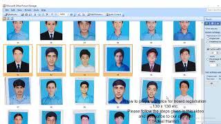 How to Set Photos for Registration of 9th Class BISE Board