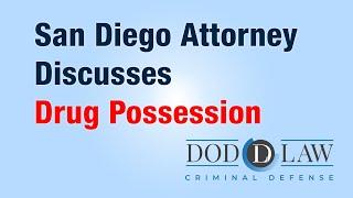 Award Winning Criminal Defense Attorney | Discusses Drug Possession | Drug Charges | San Diego