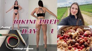 Der 1. Tag in meiner DIÄT | 10 Kg schwerer  | BIKINI PREP 