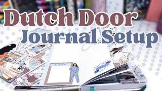 Weekly Creative Journal Setup & Plan With Me December 2024 [Dutch Door Spread]