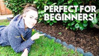 Easy Garden Edge Border for Beginners / Lawn Edging DIY | The Carpenter's Daughter