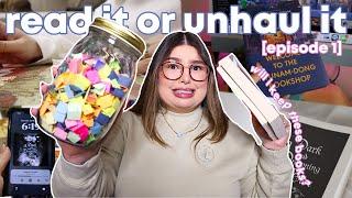 read it or unhaul it 🫵 a quest to finish all 230+ of my unread books!