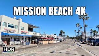 San Diego Mission Beach 4K Drive