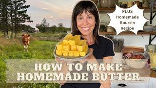 Make this Easy Homemade Butter from Scratch!