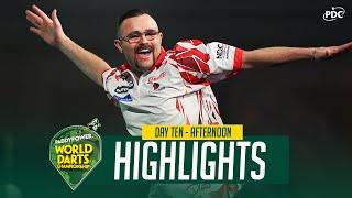 NINE-DART MADNESS! | Day Ten Afternoon Highlights | 2024/25 Paddy Power World Darts Championship