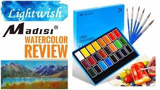 Better than Kuretake Gansai Tambi? Madisi Watercolor by Lightwish Review