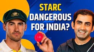 Better than Wasim Akram? Gautam Gambhir on Mitchell Starc | IND VS AUS