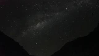 The Milky Way in a live video from Atacama desert