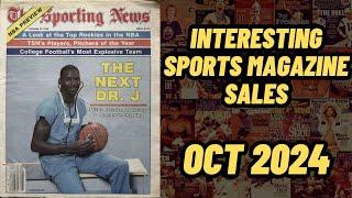 Interesting Sports Magazine Sales - October 2024