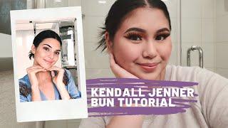 Kendall Jenner "Model Off-Duty" Bun Tutorial | Easy Hair Bun Tutorial