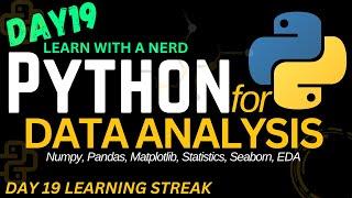 Python for Data Analysis | Day 19 Data Manipulation with pandas in Python | Beginners to Pro