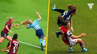 Red Cards & Nasty Play Moments In Women's Football