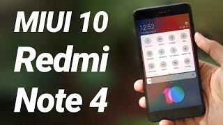 MIUI 10 on Redmi Note 4 First Look