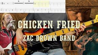 Zac Brown Band - Chicken Fried Bass Cover (W/ Backing Track & Tabs)