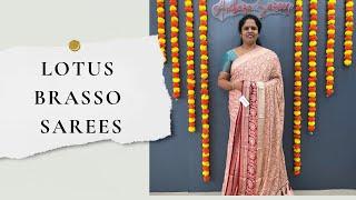 Lotus Brasso Sarees | 1300+ shipping | 19 Oct 2024